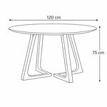 Cargar imagen en el visor de la galería, medidas de mesa de comedor de madera diseño contemporaneo