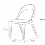 Cargar imagen en el visor de la galería, medidas de silla de comedor de madera diseño moderno