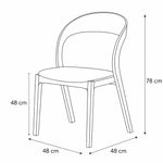 Cargar imagen en el visor de la galería, silla de madera diseño contemporaneo acabado natural
