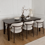 Cargar imagen en el visor de la galería, Silla de comedor madera contexto
