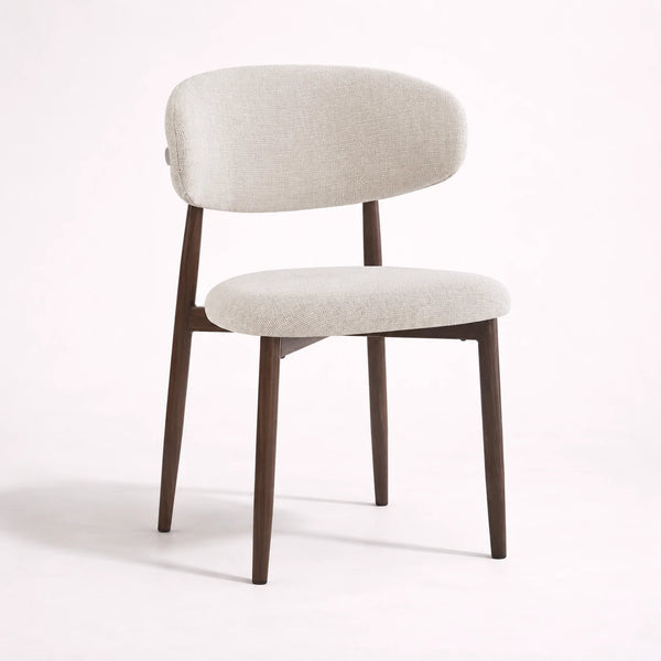 Silla de comedor madera vista lateral